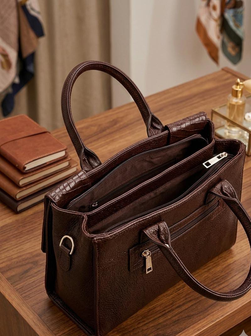 premium handbag (brown) premium handbag (brown)