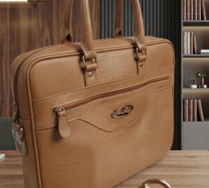 laptop bag (tan)