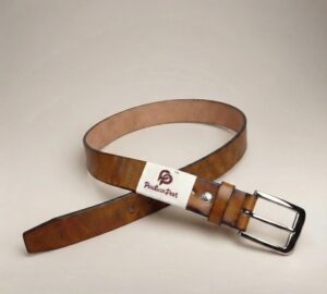 leather belt (brown)