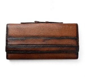 leather clutch